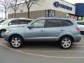 2009 Silver Blue Hyundai Santa Fe SE 4WD  photo #7