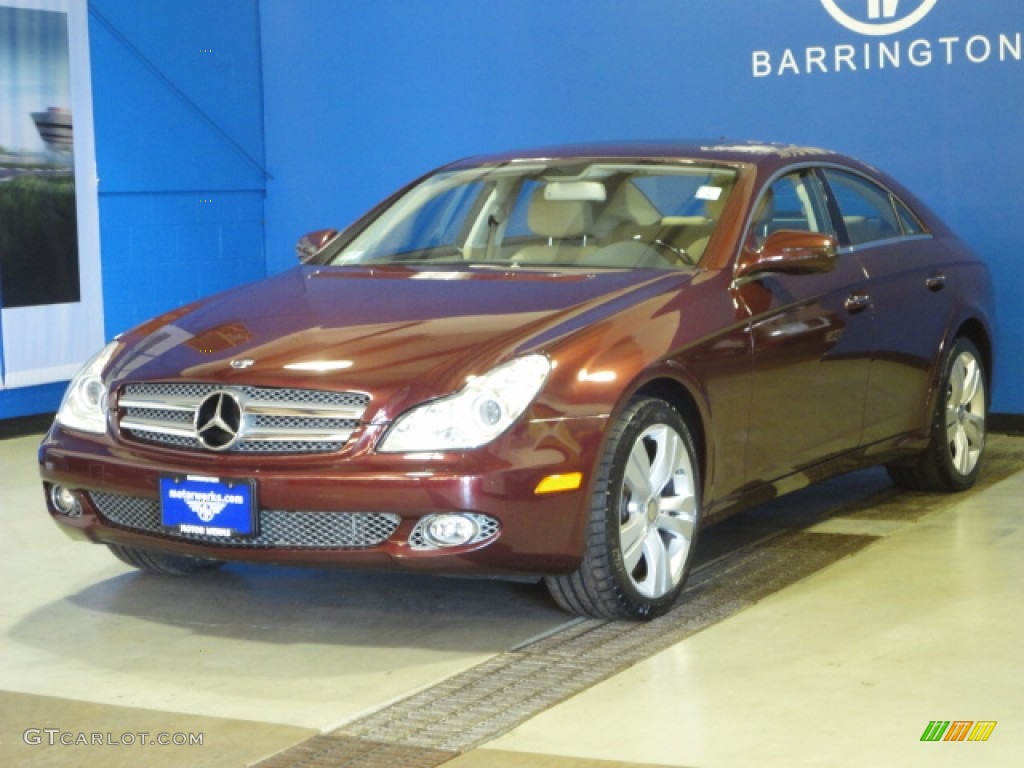 2009 CLS 550 - Barolo Red Metallic / Cashmere photo #4