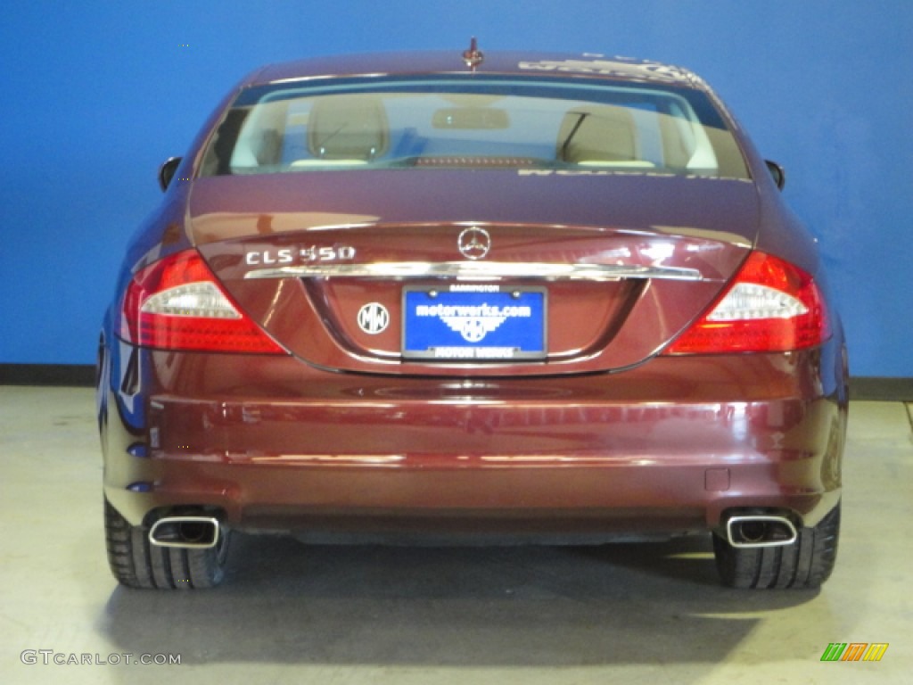 2009 CLS 550 - Barolo Red Metallic / Cashmere photo #7