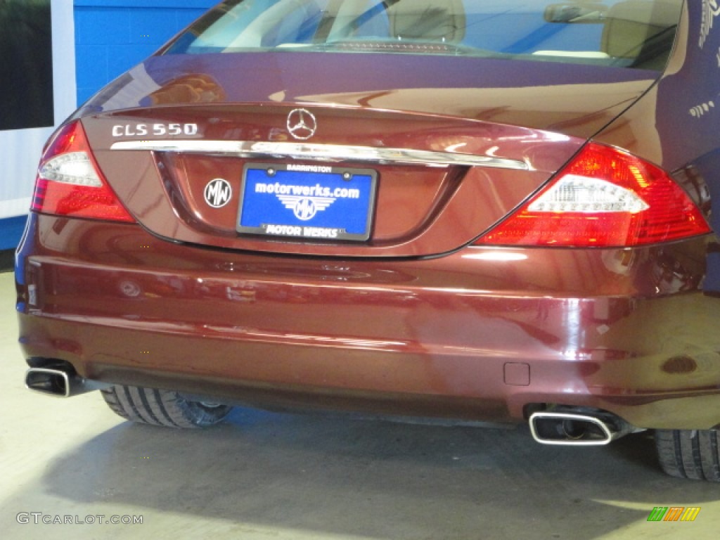 2009 CLS 550 - Barolo Red Metallic / Cashmere photo #9