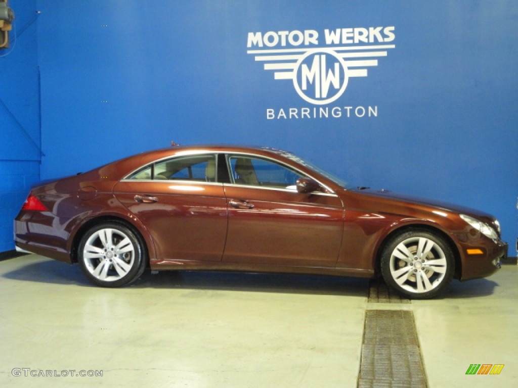 2009 CLS 550 - Barolo Red Metallic / Cashmere photo #10
