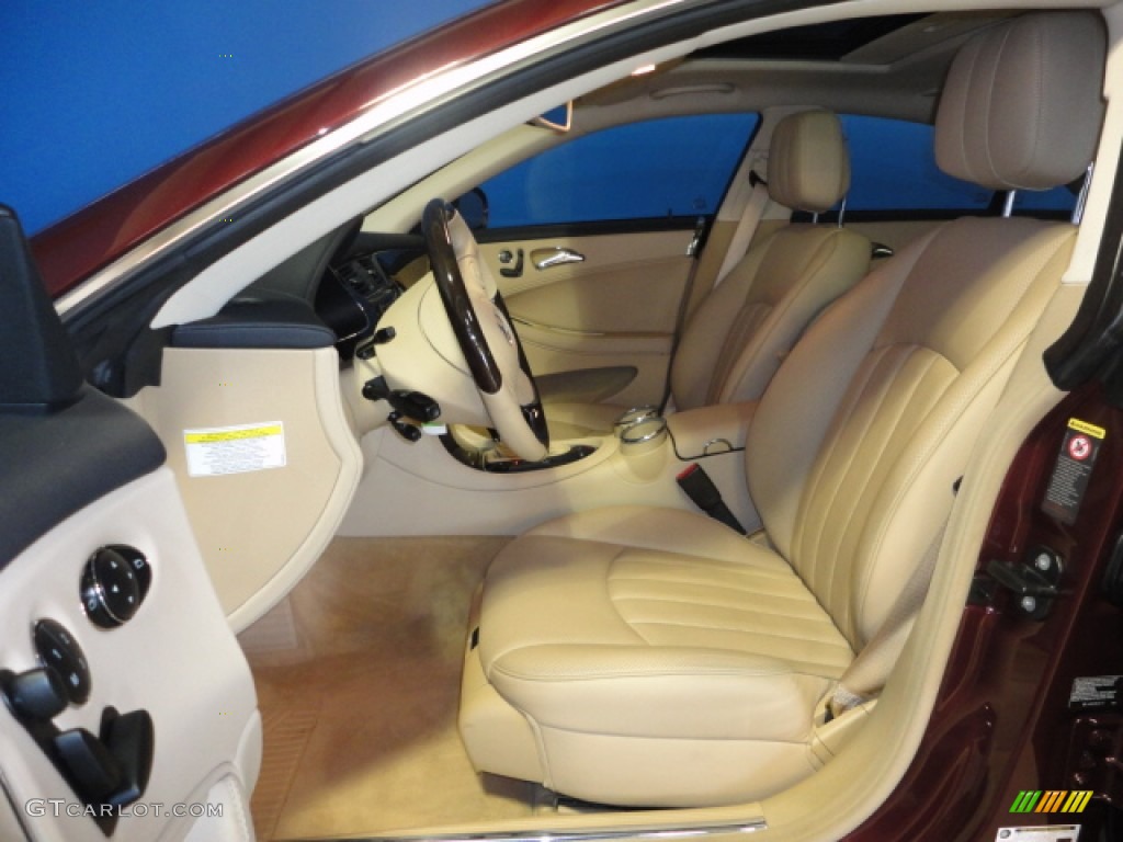 2009 CLS 550 - Barolo Red Metallic / Cashmere photo #13