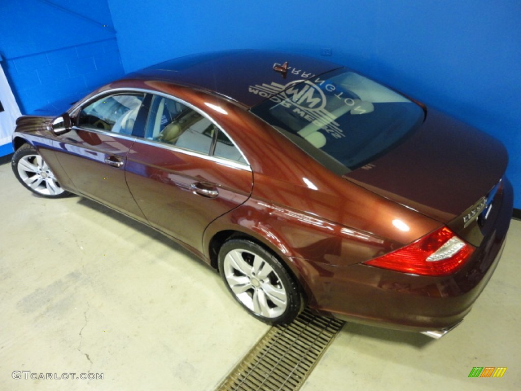 2009 CLS 550 - Barolo Red Metallic / Cashmere photo #35