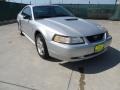 2000 Silver Metallic Ford Mustang V6 Coupe  photo #1