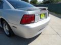 2000 Silver Metallic Ford Mustang V6 Coupe  photo #21