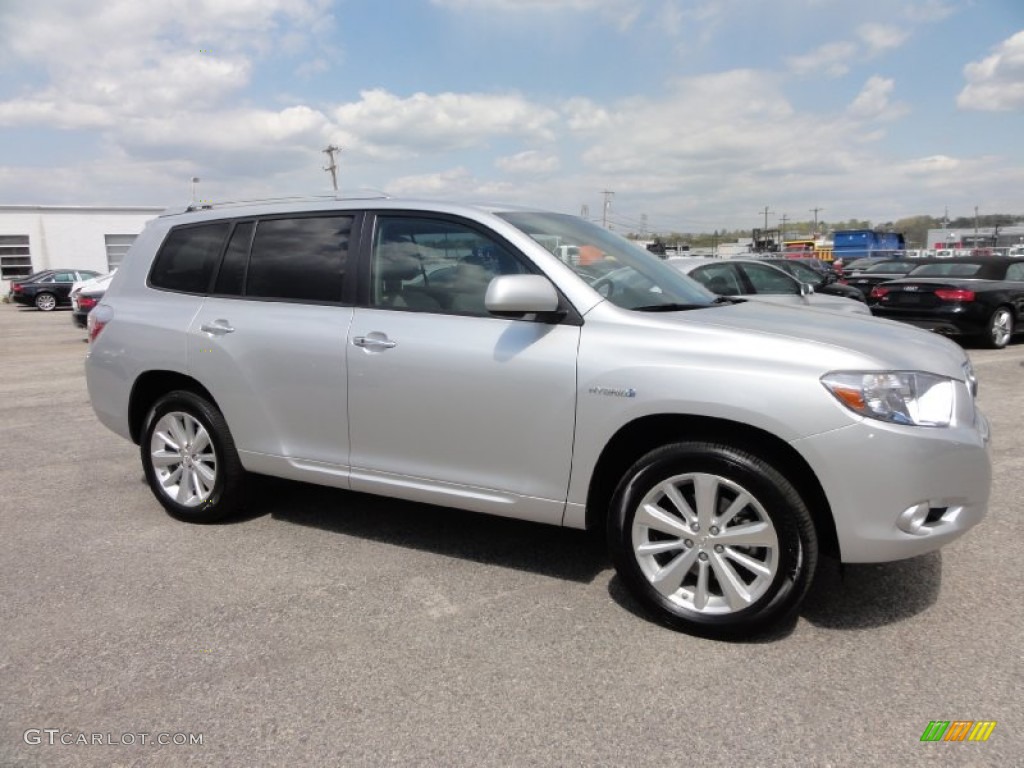 2010 Highlander Hybrid Limited 4WD - Classic Silver Metallic / Ash photo #7