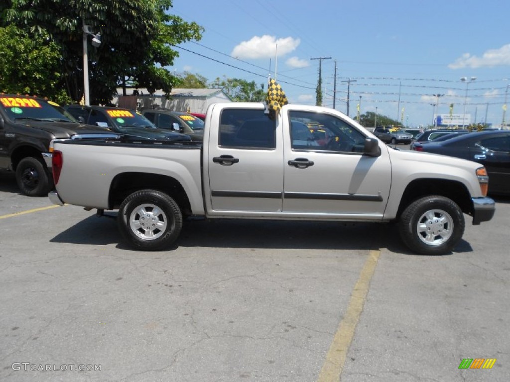 2007 Colorado LT Crew Cab - Silver Birch Metallic / Light Cashmere photo #5