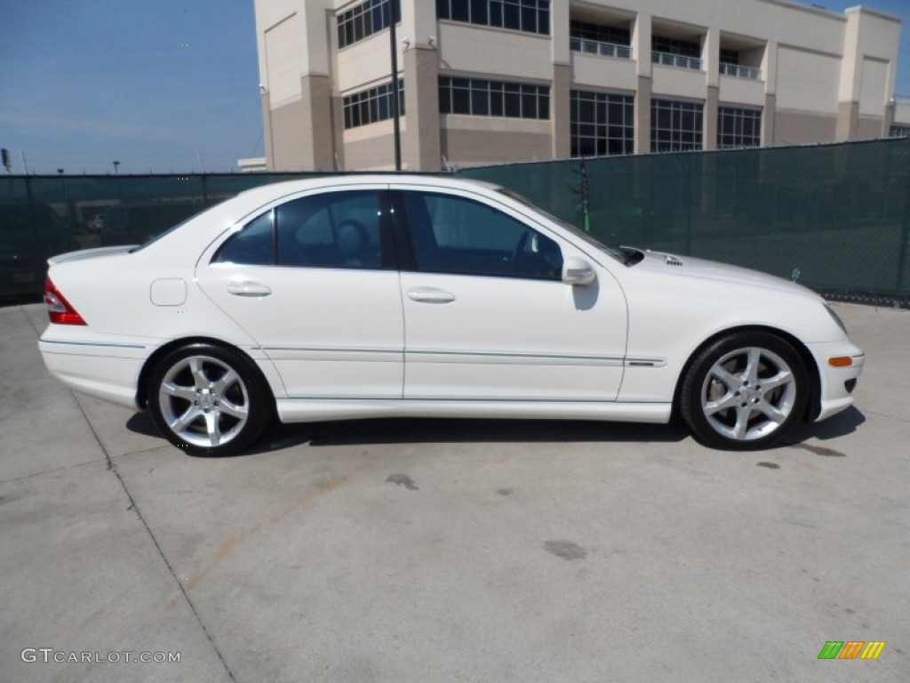 Arctic White 2007 Mercedes-Benz C 230 Sport Exterior Photo #63649762