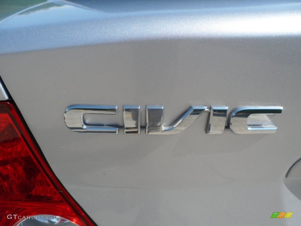 2004 Civic LX Coupe - Satin Silver Metallic / Black photo #18