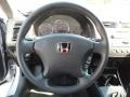 Black 2004 Honda Civic LX Coupe Steering Wheel