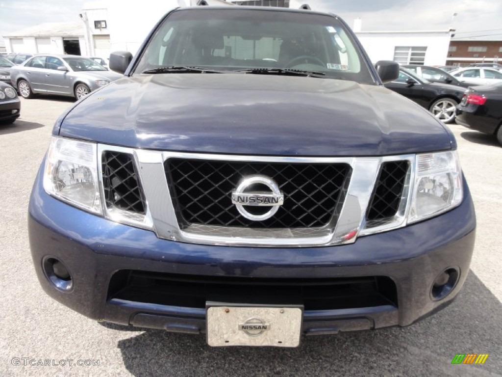 2008 Pathfinder S 4x4 - Majestic Blue / Graphite photo #4
