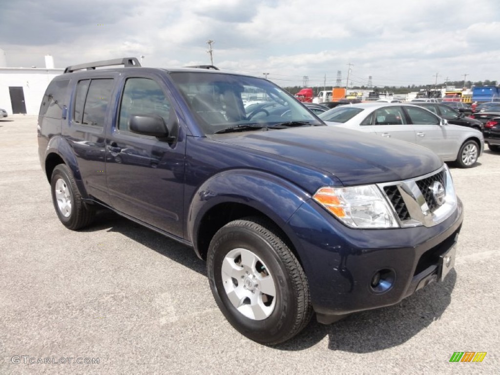 2008 Pathfinder S 4x4 - Majestic Blue / Graphite photo #5