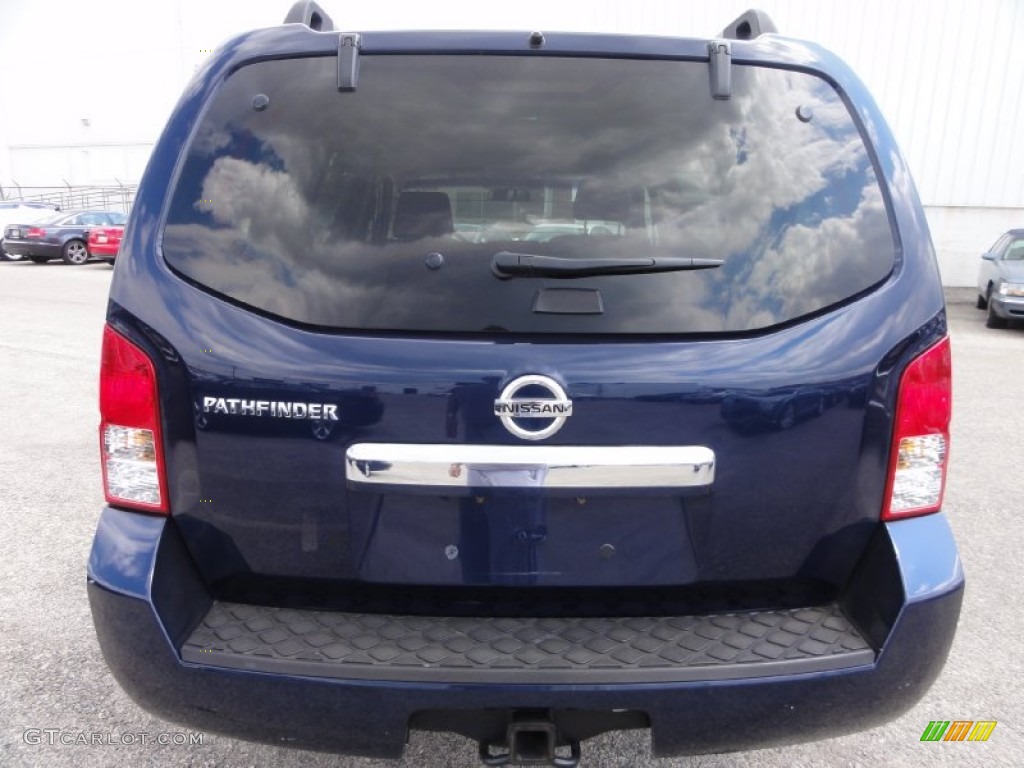 2008 Pathfinder S 4x4 - Majestic Blue / Graphite photo #10