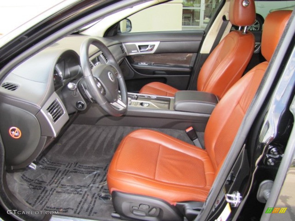 London Tan/Warm Charcoal Interior 2010 Jaguar XF XF Supercharged Sedan Photo #63653185
