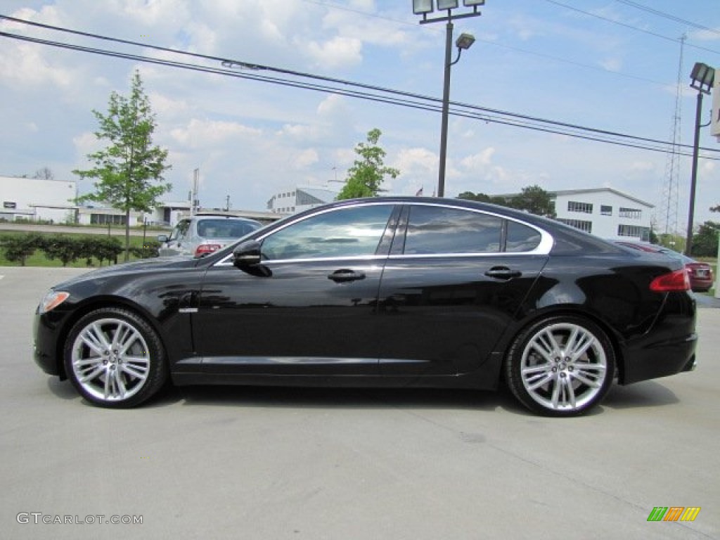 Ultimate Black 2010 Jaguar XF XF Supercharged Sedan Exterior Photo #63653239