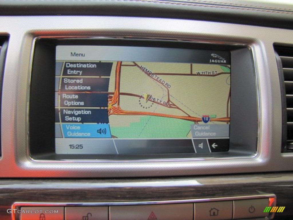 2010 Jaguar XF XF Supercharged Sedan Navigation Photo #63653335