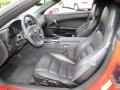 Ebony Black Interior Photo for 2010 Chevrolet Corvette #63654682