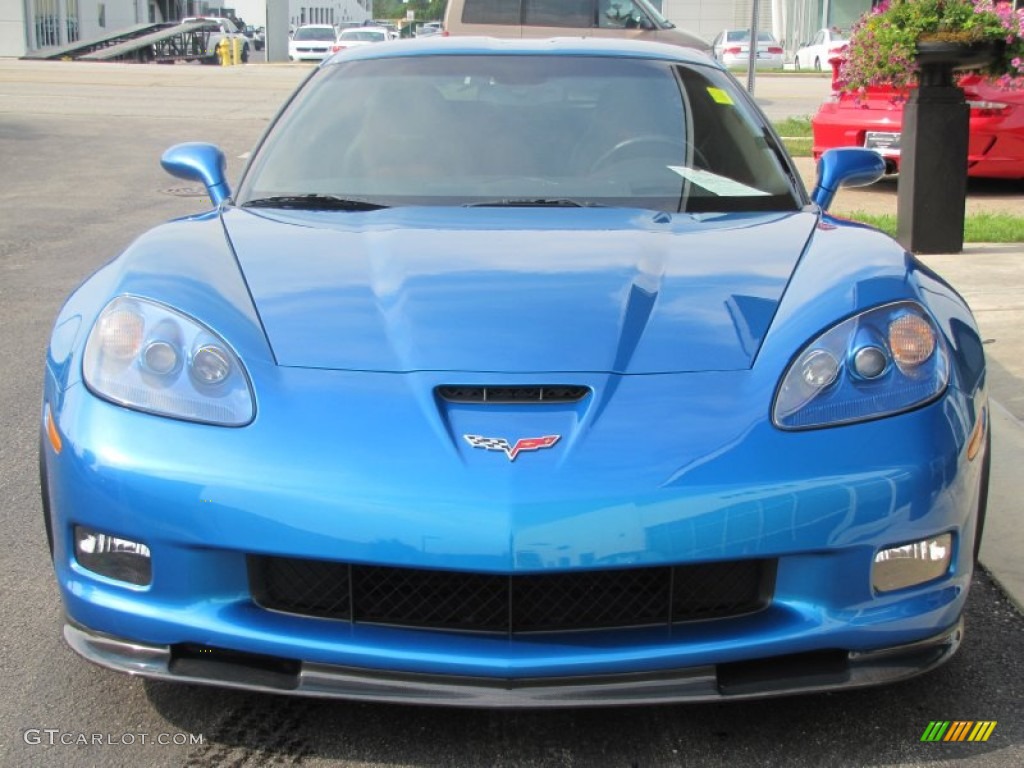 2008 Corvette Z06 - Jetstream Blue Metallic / Sienna photo #15