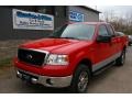 Bright Red 2008 Ford F150 XLT SuperCab 4x4