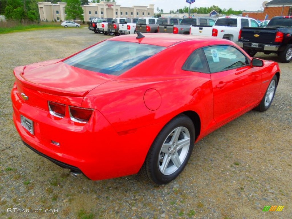 2012 Camaro LT Coupe - Victory Red / Black photo #6
