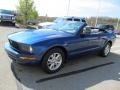 2007 Vista Blue Metallic Ford Mustang V6 Deluxe Convertible  photo #6