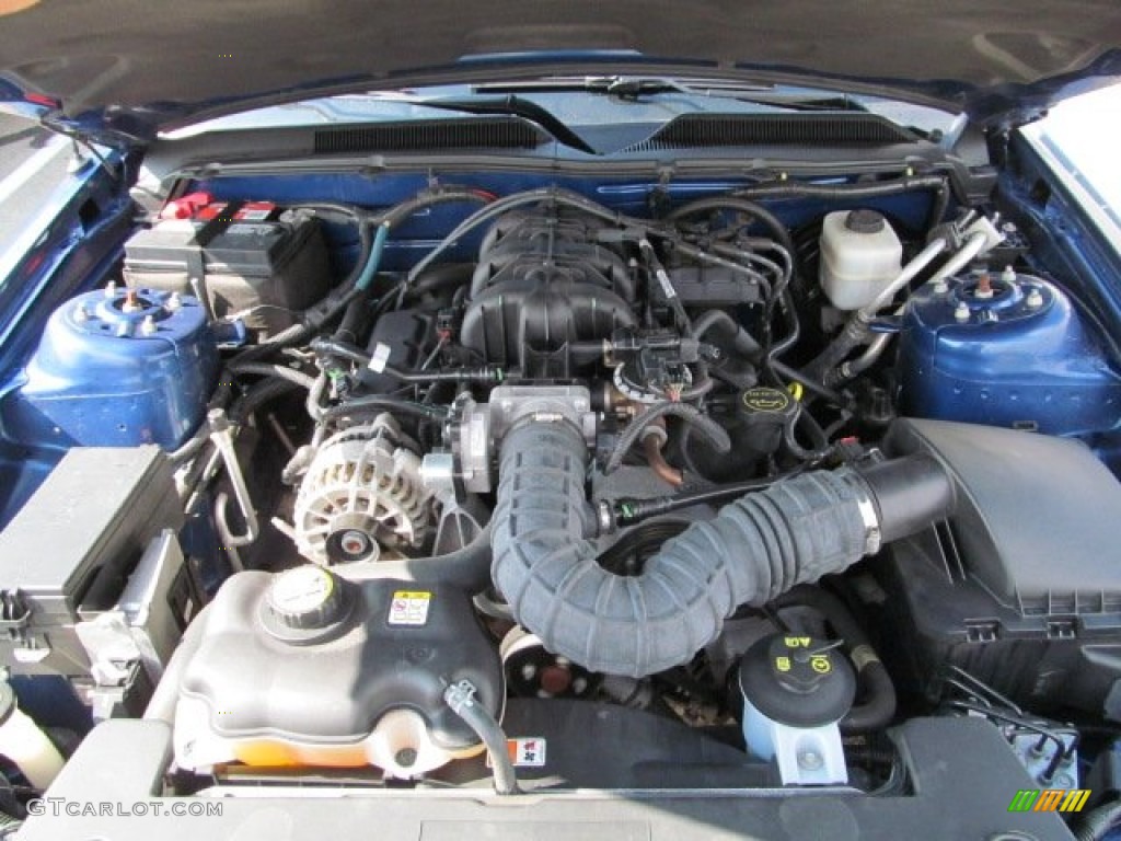 2007 Mustang V6 Deluxe Convertible - Vista Blue Metallic / Light Graphite photo #12