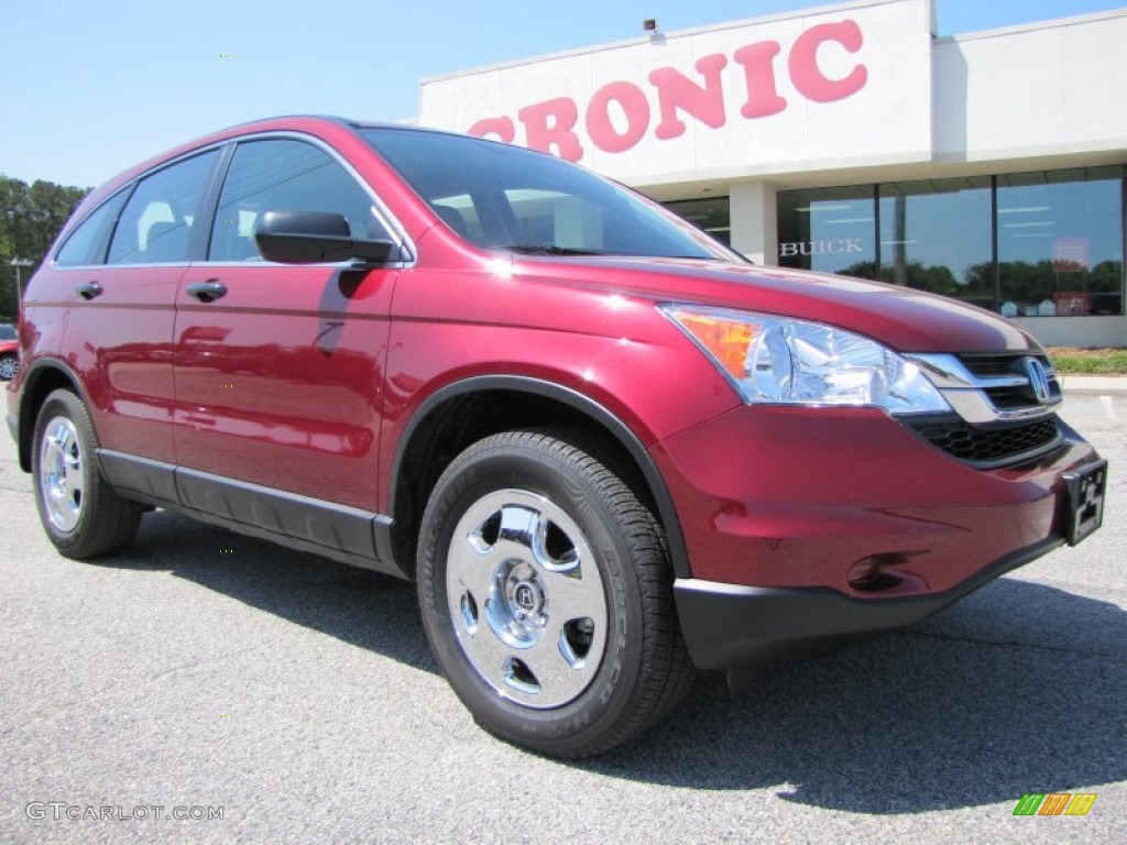 2010 CR-V LX - Tango Red Pearl / Gray photo #1