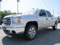 2012 Quicksilver Metallic GMC Sierra 1500 SLE Crew Cab  photo #3