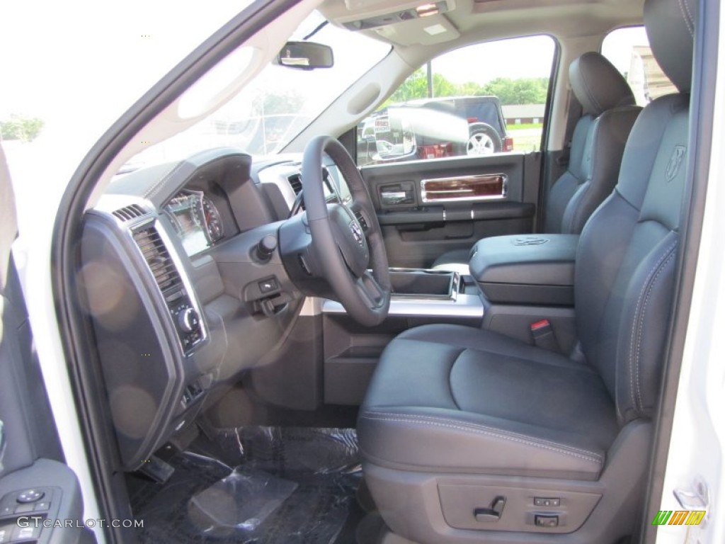 Dark Slate Interior 2012 Dodge Ram 2500 HD Laramie Mega Cab 4x4 Photo #63661693