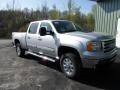 2012 Quicksilver Metallic GMC Sierra 2500HD SLT Crew Cab 4x4  photo #3