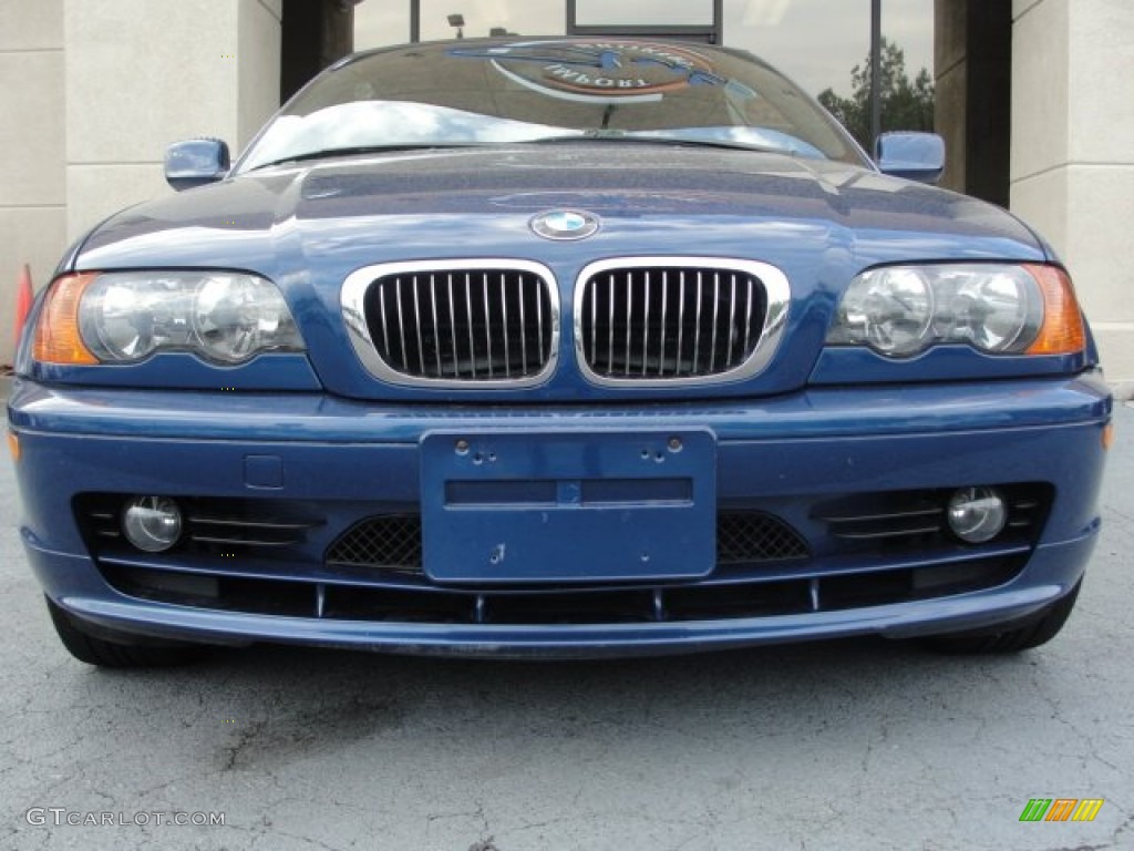 2003 3 Series 325i Convertible - Mystic Blue Metallic / Black photo #6