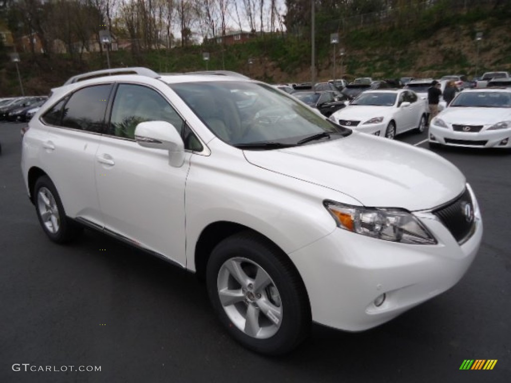 2012 RX 350 AWD - Starfire White Pearl / Parchment photo #6