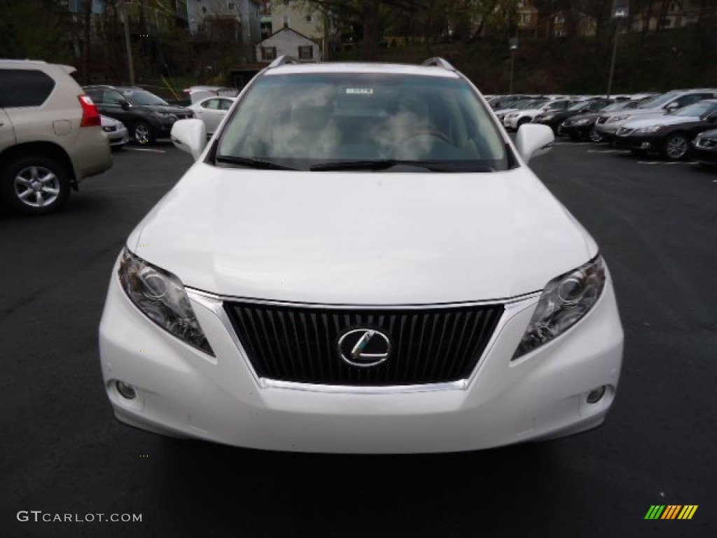 2012 RX 350 AWD - Starfire White Pearl / Parchment photo #7