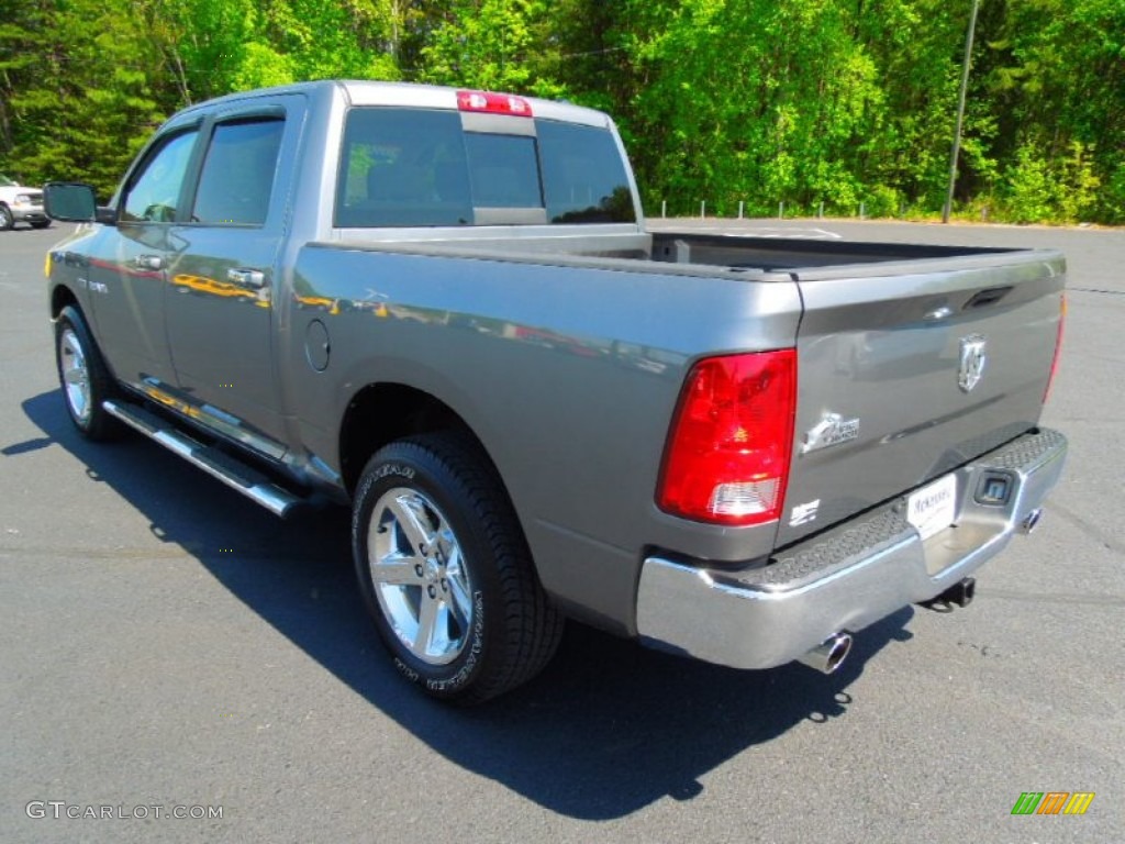 2010 Ram 1500 Big Horn Crew Cab - Mineral Gray Metallic / Dark Slate/Medium Graystone photo #5