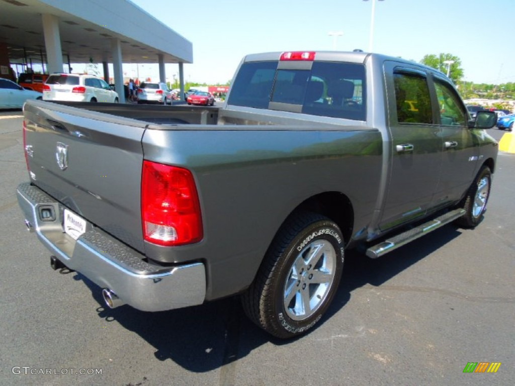 2010 Ram 1500 Big Horn Crew Cab - Mineral Gray Metallic / Dark Slate/Medium Graystone photo #6