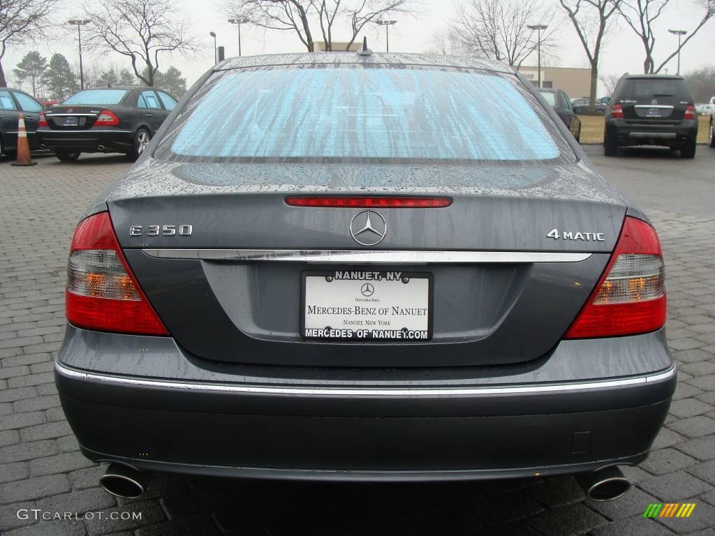 2007 E 350 4Matic Sedan - Flint Grey Metallic / Black photo #4