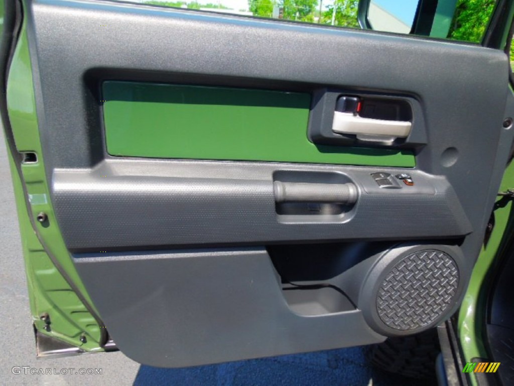2010 Toyota FJ Cruiser 4WD Dark Charcoal Door Panel Photo #63664717
