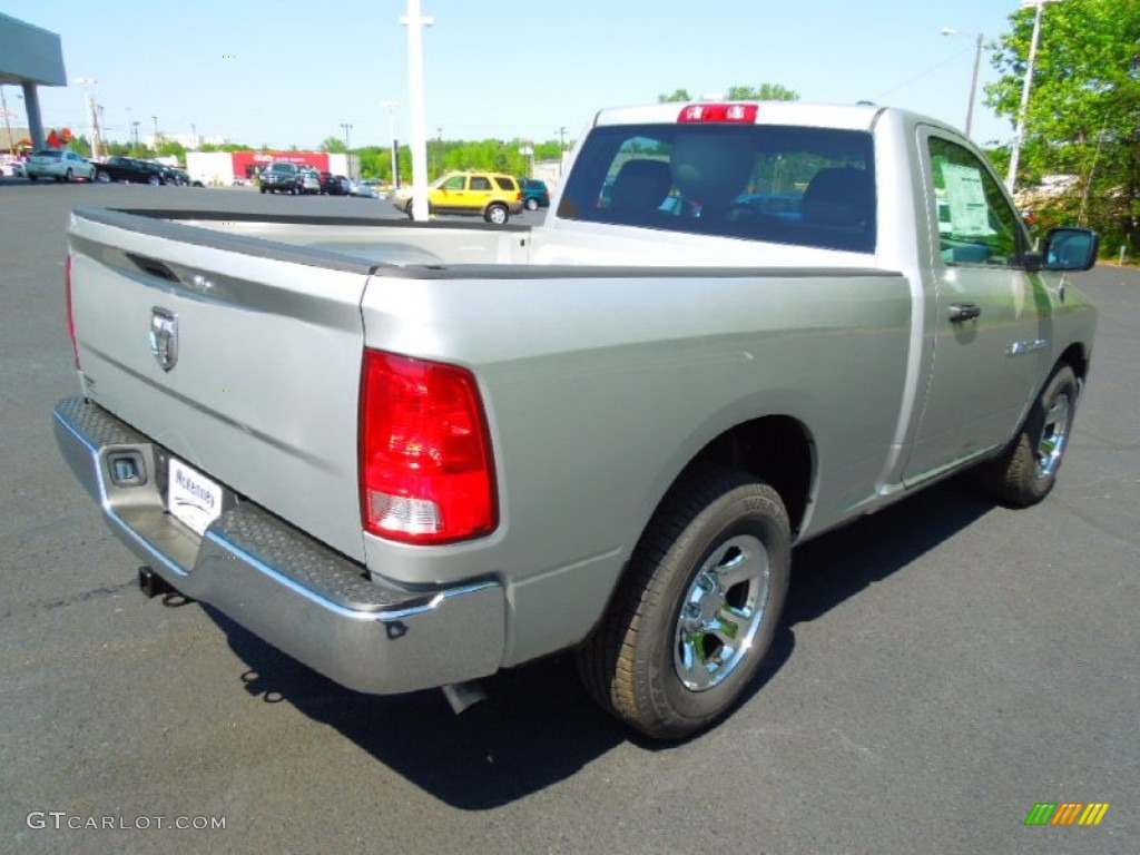 2012 Ram 1500 ST Regular Cab - Bright Silver Metallic / Dark Slate Gray/Medium Graystone photo #6