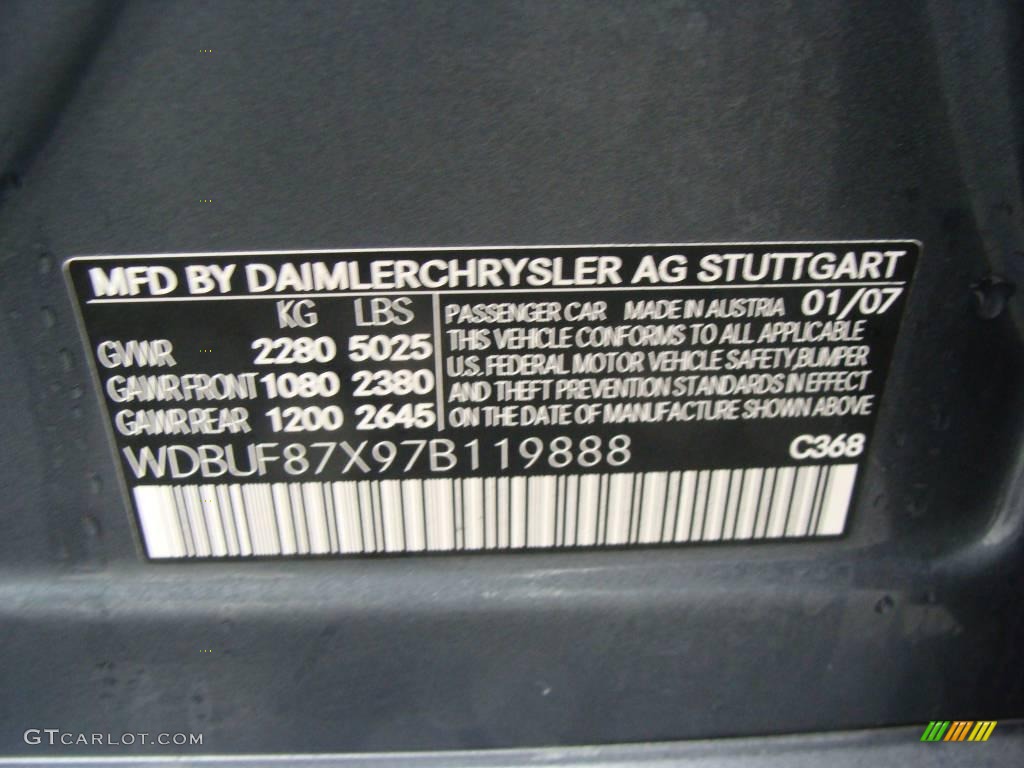 2007 E 350 4Matic Sedan - Flint Grey Metallic / Black photo #15