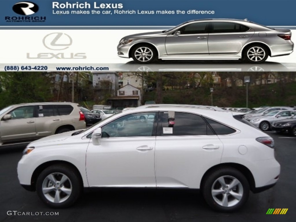 2012 RX 350 AWD - Starfire White Pearl / Black photo #1