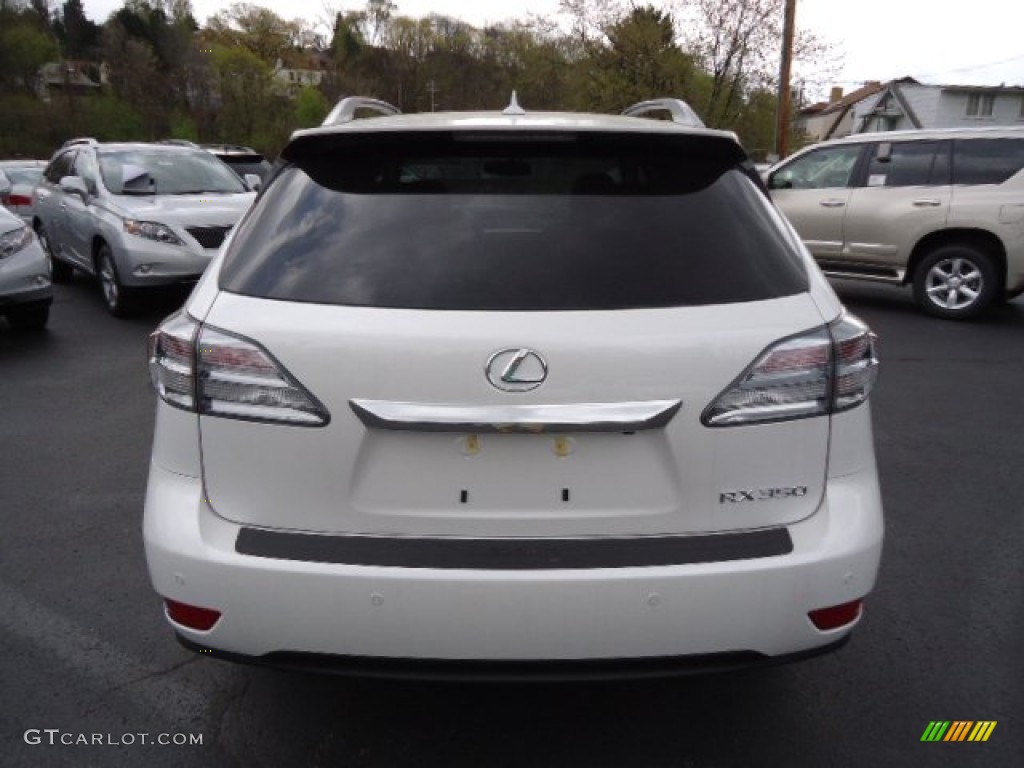 2012 RX 350 AWD - Starfire White Pearl / Black photo #3