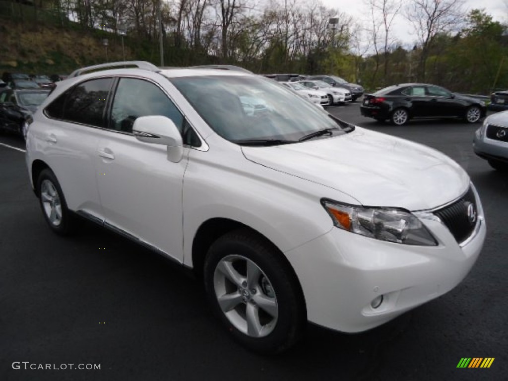 2012 RX 350 AWD - Starfire White Pearl / Black photo #6