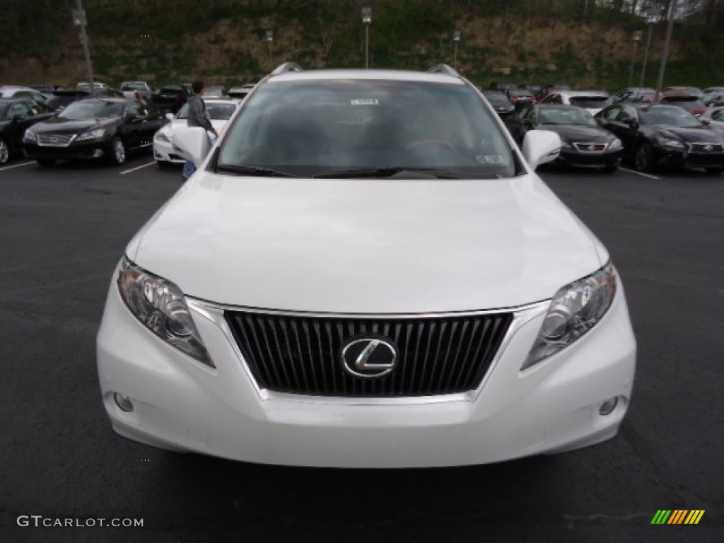 2012 RX 350 AWD - Starfire White Pearl / Black photo #7