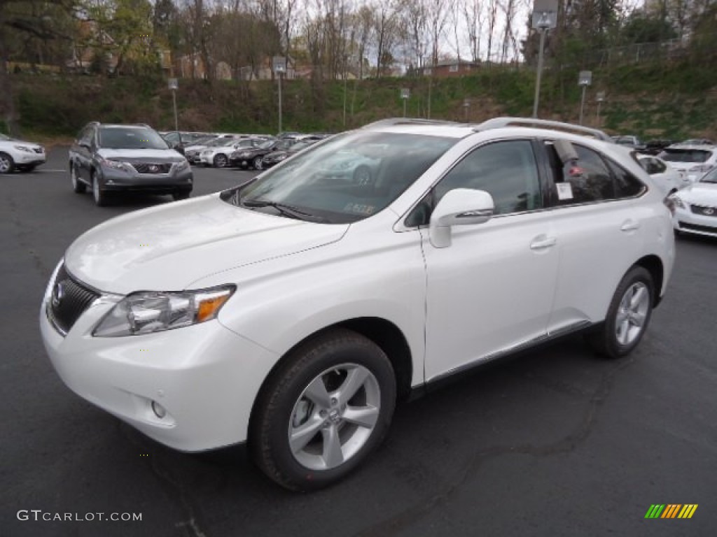 2012 RX 350 AWD - Starfire White Pearl / Black photo #8
