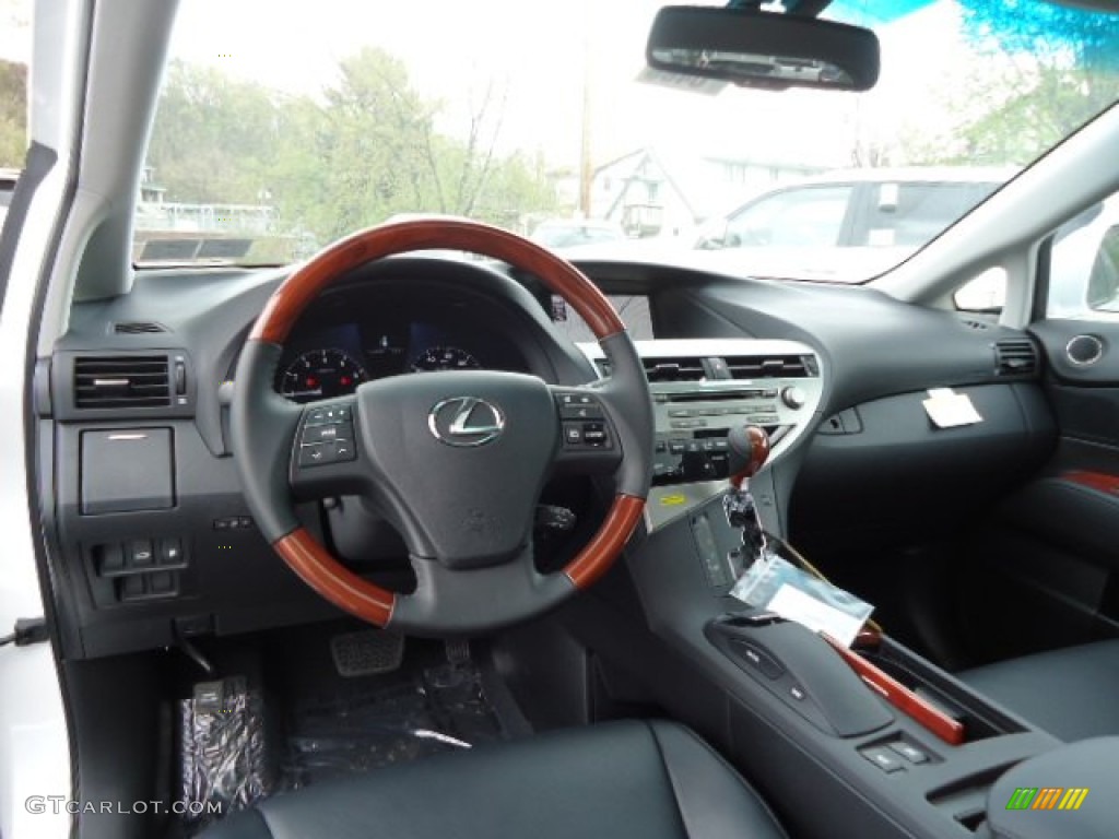 2012 RX 350 AWD - Starfire White Pearl / Black photo #12