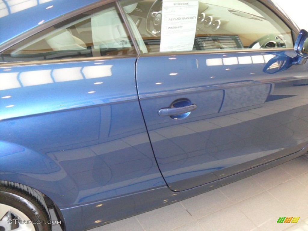 2008 TT 2.0T Coupe - Ocean Blue Pearl Effect / Limestone Grey photo #13