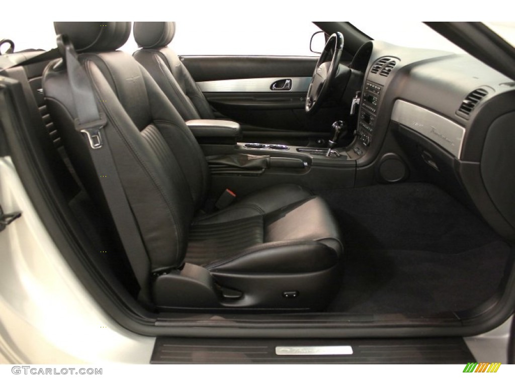 Black Ink Interior 2004 Ford Thunderbird Premium Roadster Photo #63666378