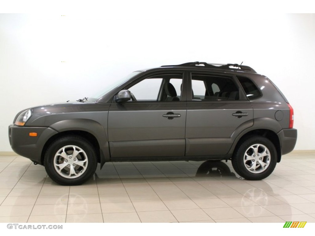 Dark Titanium Gray 2009 Hyundai Tucson SE V6 Exterior Photo #63667438
