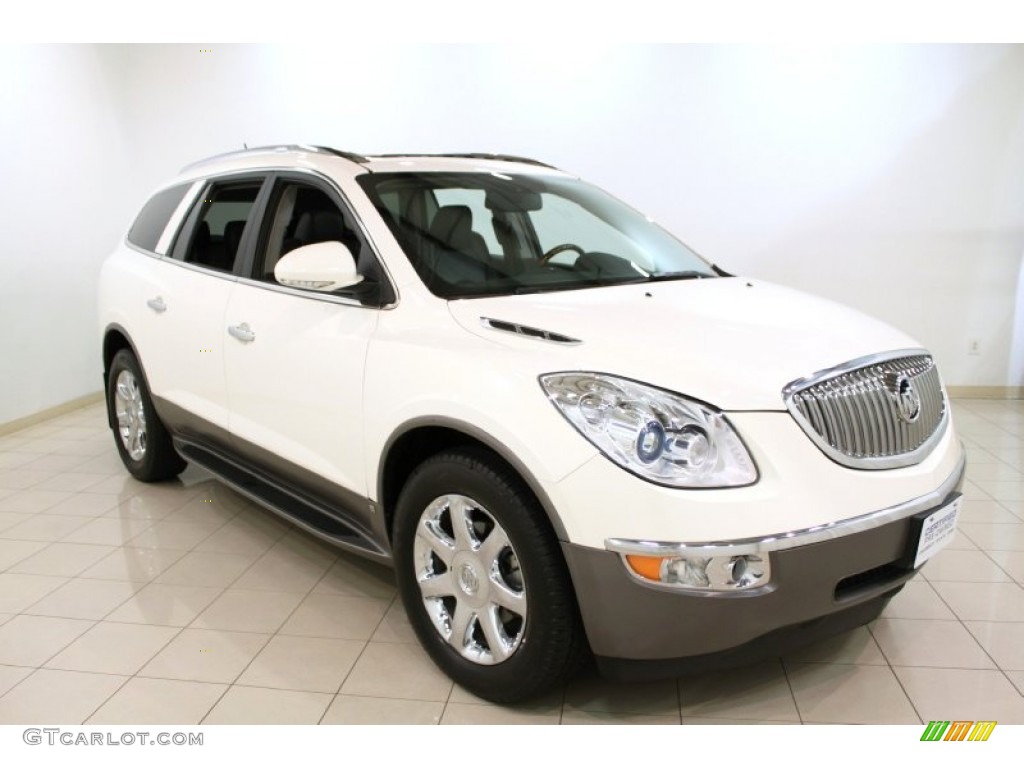 2010 Enclave CXL AWD - White Opal / Ebony/Ebony photo #1