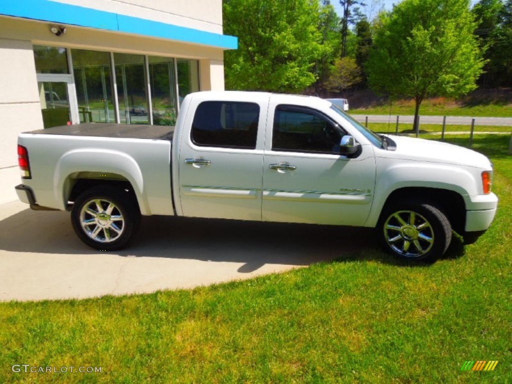 2007 Sierra 1500 Denali Crew Cab AWD - Summit White / Ebony Black photo #3